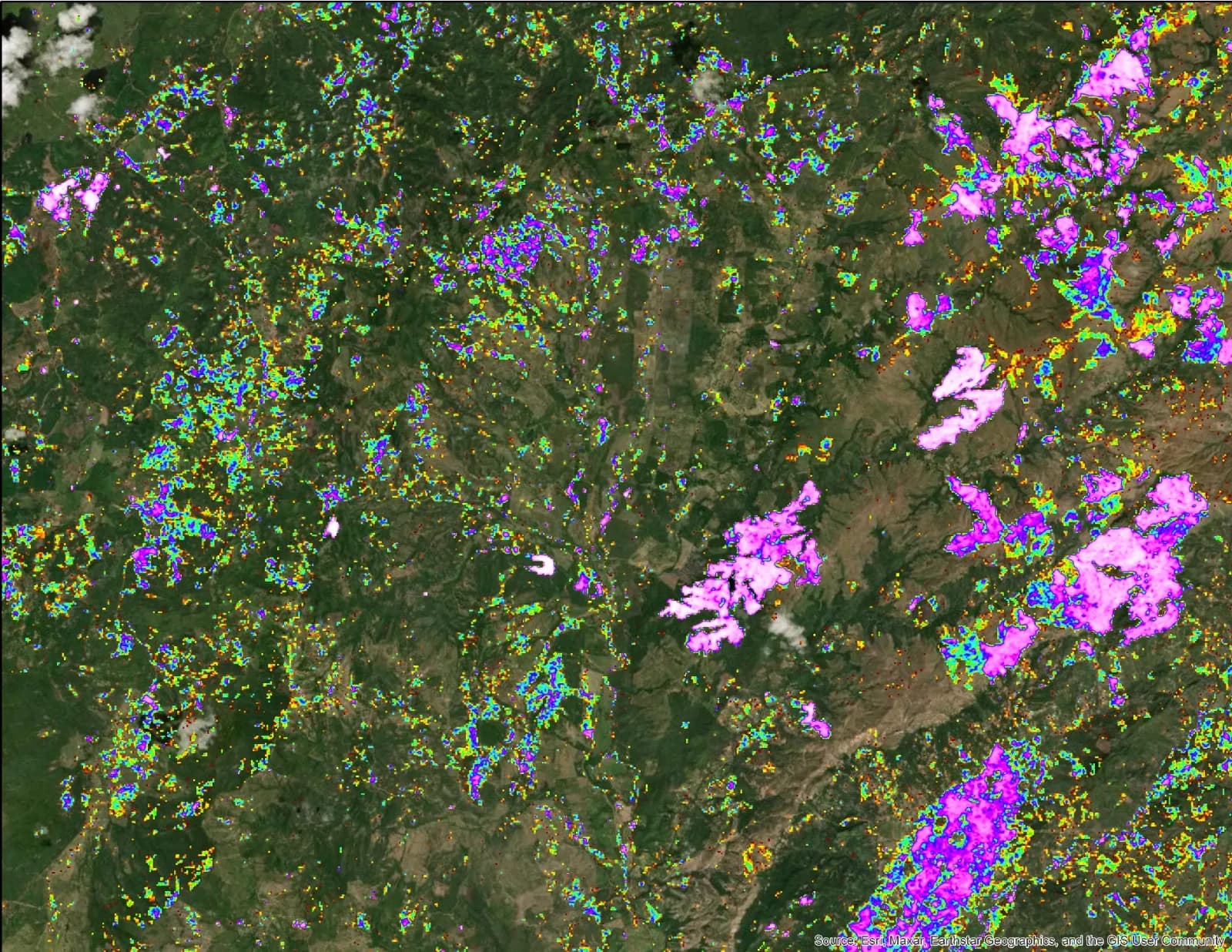 Satellite mineral anomaly detection